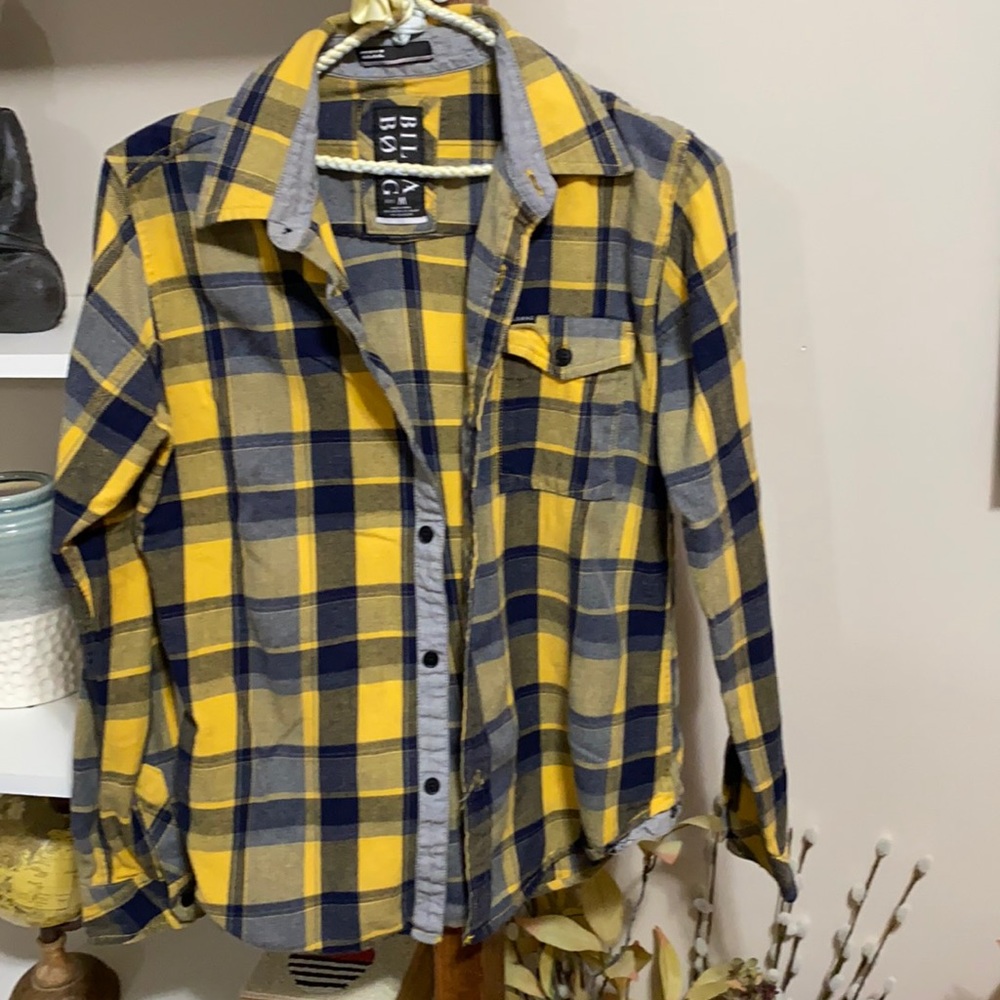 Billabong Boys Plaid Shirt